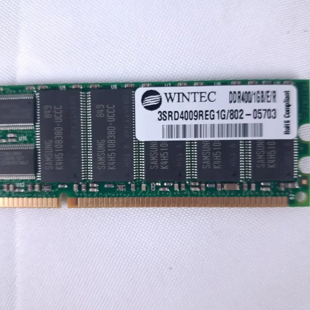Wintec 1GB PC3200 DDR400 ECC Registered DIMM RAM 3SRD4009REG1G